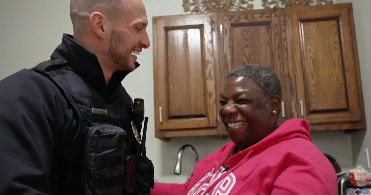 A grief-filled woman spent months sleeping in the cemetery where her husband is buried. Then “an angel” came to her rescue.