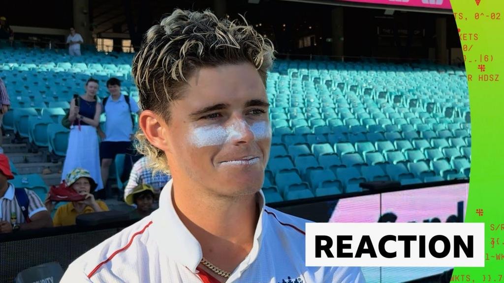 The Ashes 2025/26 fifth Test – day four: Jacob Bethell on getting his first Test century for England