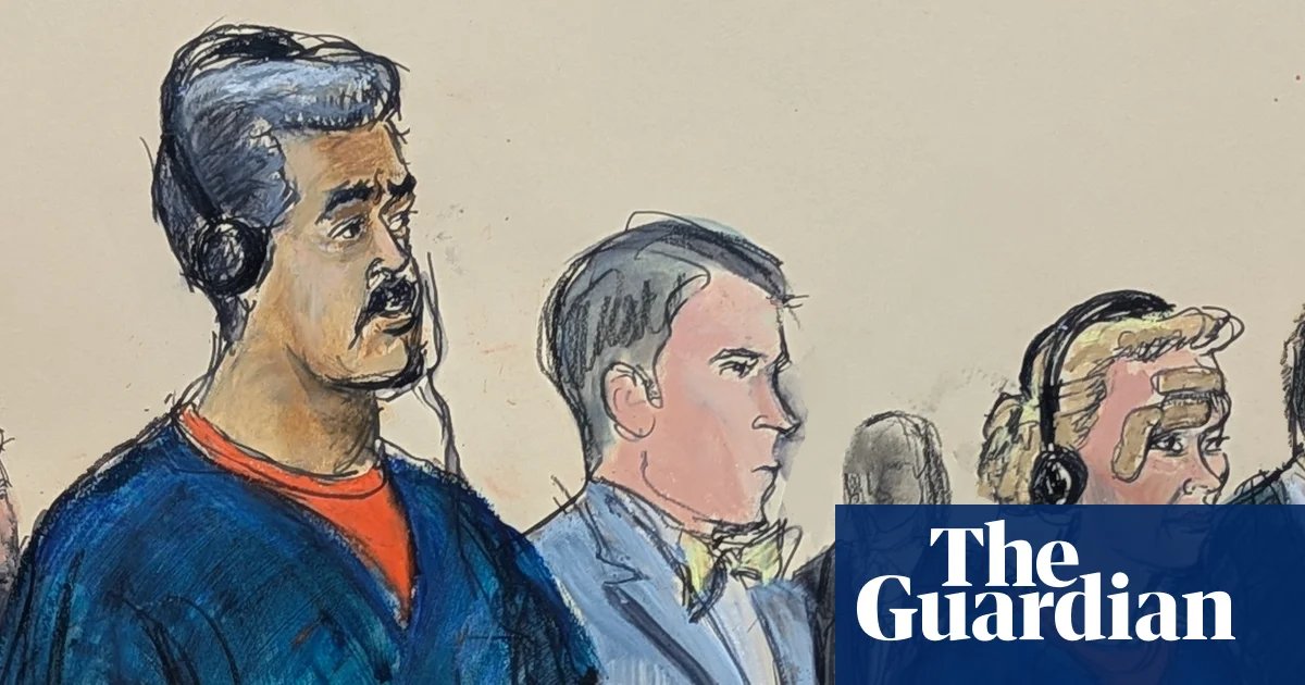 ‘Soy inocente’: Maduro defiant in surreal New York courtroom spectacle | US news