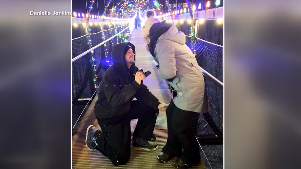 Video Wedding proposal gone wrong caught on camera