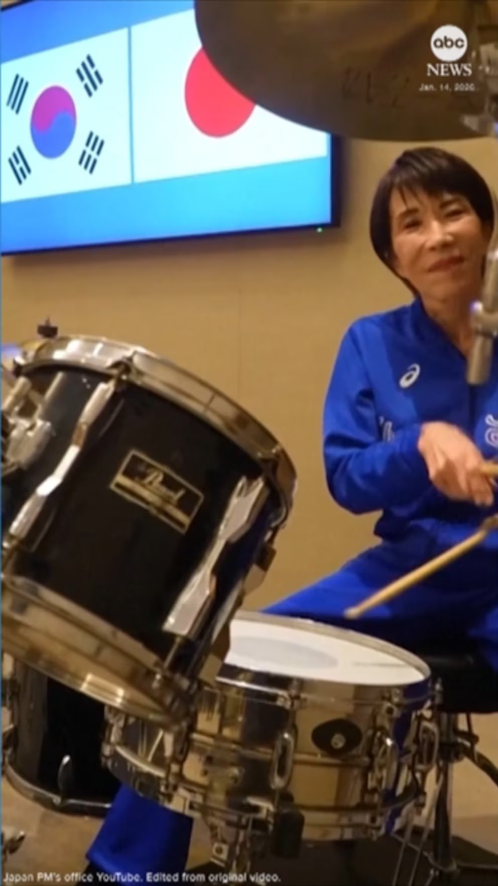 WATCH:  Japanese, South Korean leaders in K-pop drum jam