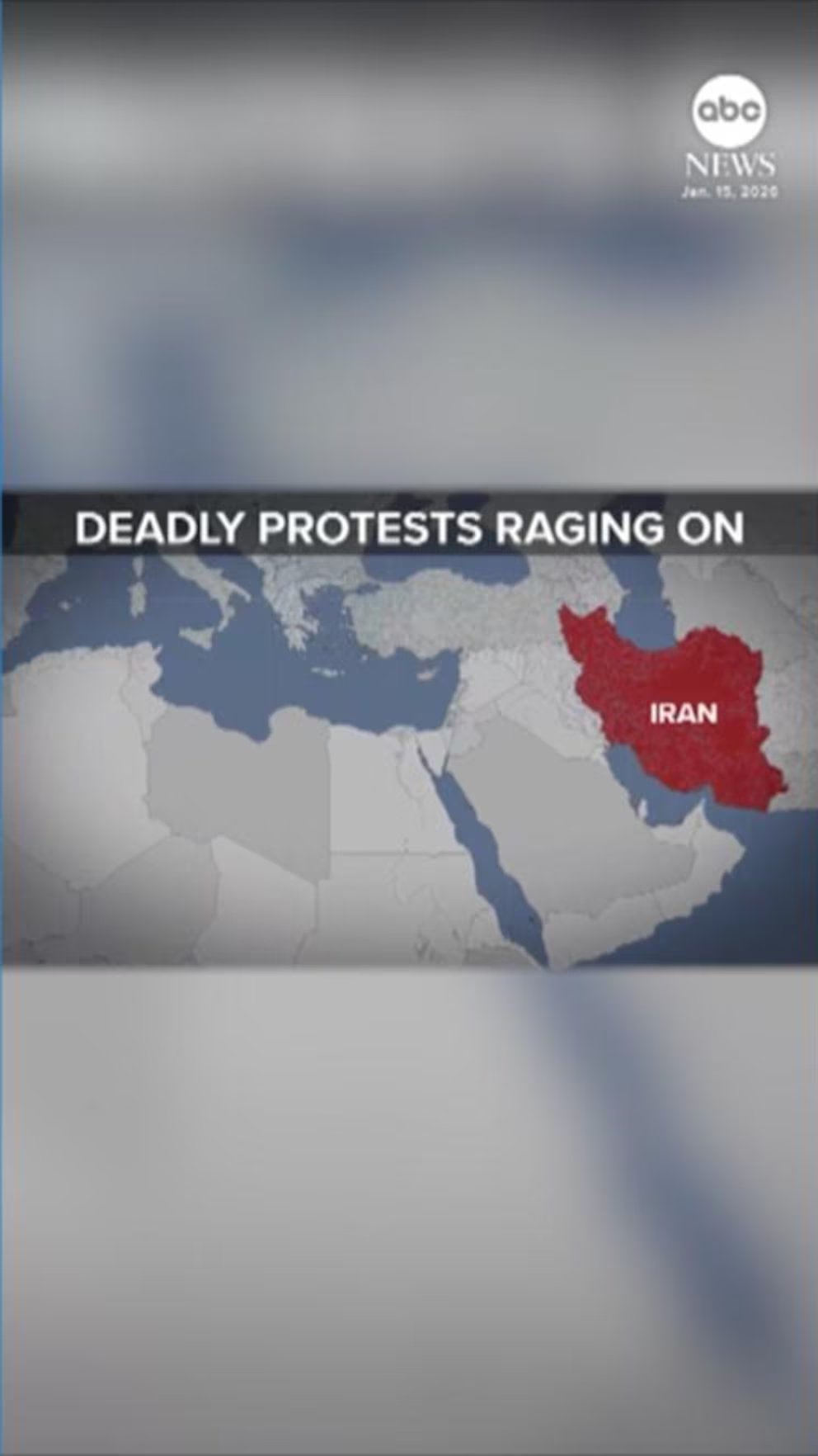 WATCH:  Trump says 'killing has stopped' in Iran amid protests