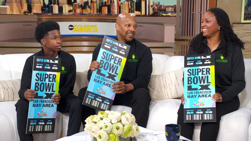 WATCH:  Family of Khyree Jackson gets Super Bowl surprise