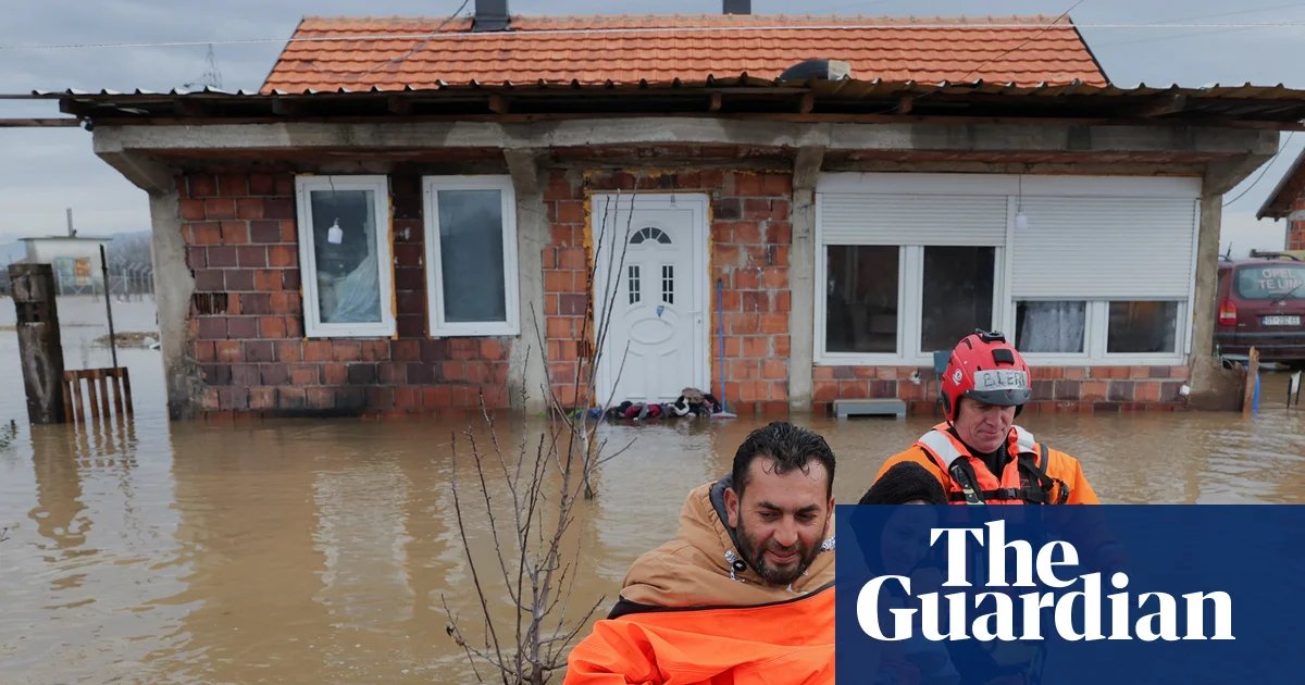 Weather tracker: Kosovo floods trap people in homes and cut water supplies | Kosovo