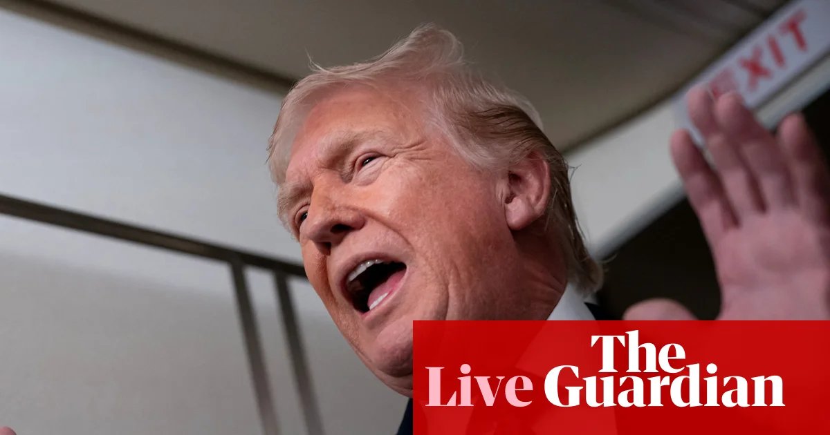 Donald Trump says ‘we’re screwed’ if supreme court rejects global trade tariffs – US politics live | US news