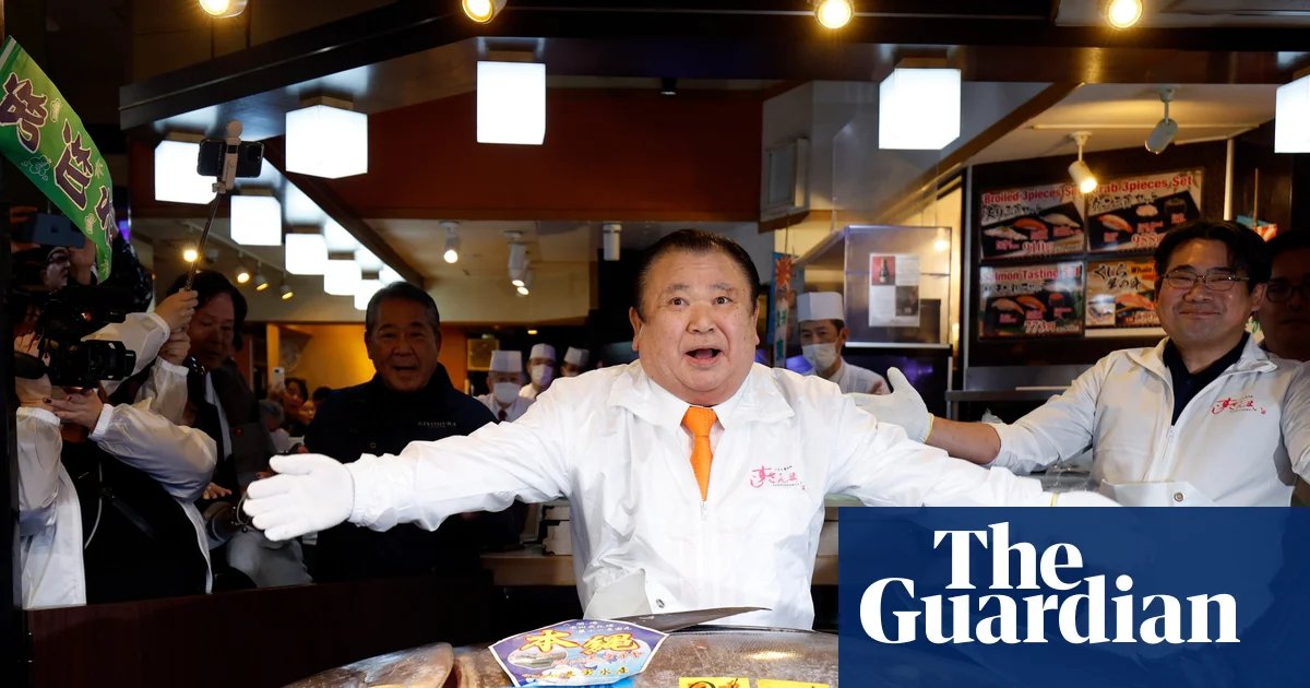 ‘Tuna King’ pays record £2.4m for giant bluefin at Tokyo auction | Japan