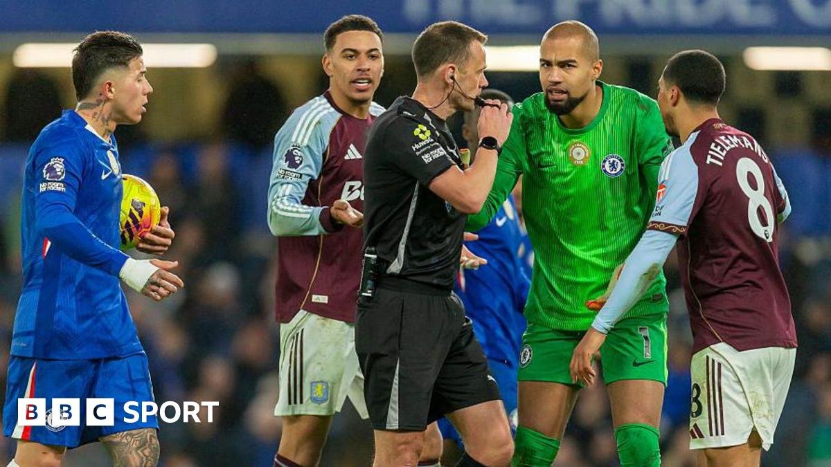 Chelsea charged after bottle thrown in defeat to Aston Villa
