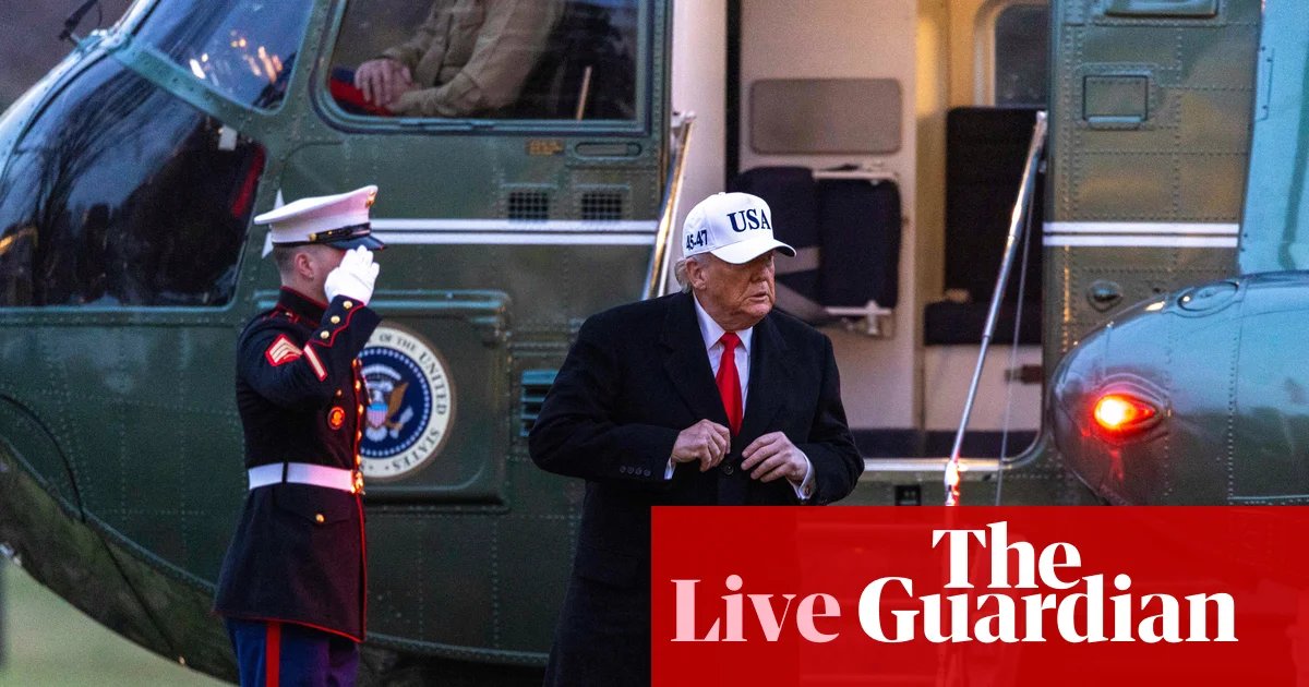Supreme court could issue ruling on legal challenge to Trump’s tariffs today – US politics live | US news