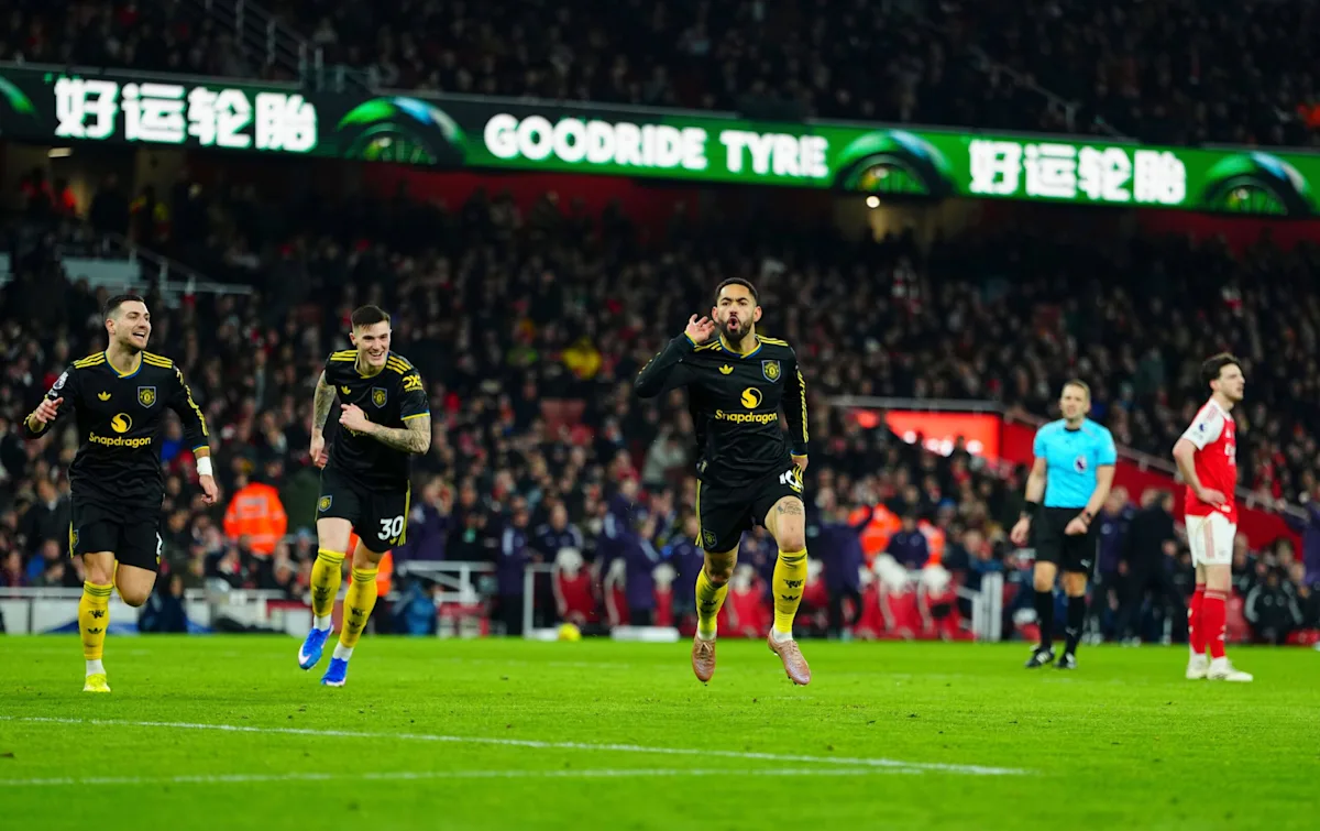 Player Ratings: Matheus Cunha scores brilliant winner as Man United stun Arsenal