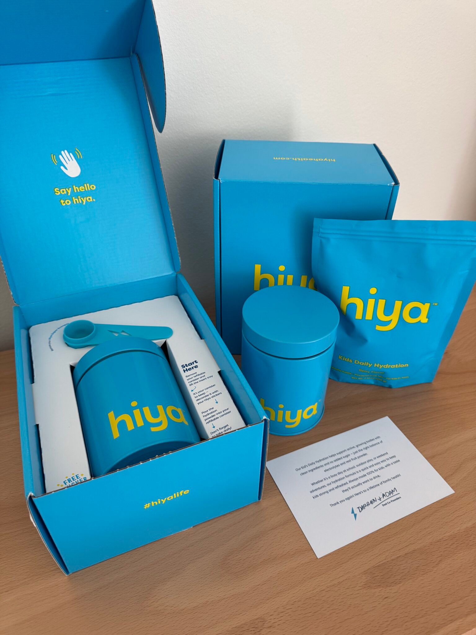 Our Kids Review Hiya’s Hydration Support