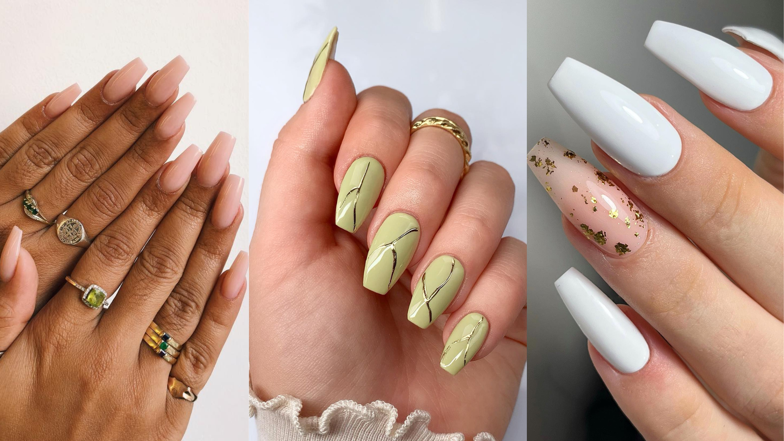 27 Designs Celebrity Manicurists Love on Coffin-Shaped Nails