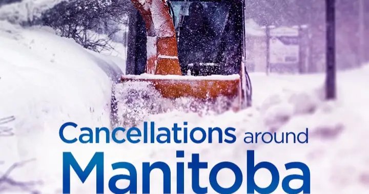 School and road closures around southern Manitoba on Friday – Winnipeg
