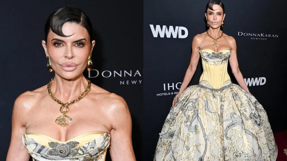 Lisa Rinna Serves Drama in Bridal Gown at the 2026 WWD Style Awards