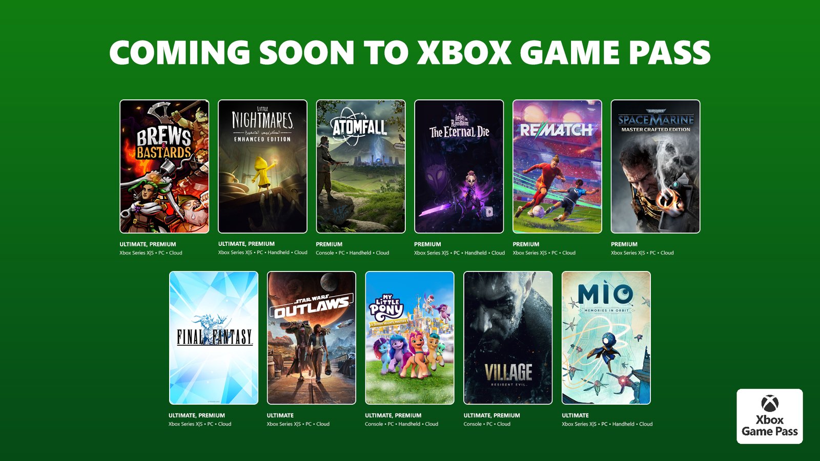 Coming to Xbox Game Pass: Star Wars Outlaws, Resident Evil Village, and More