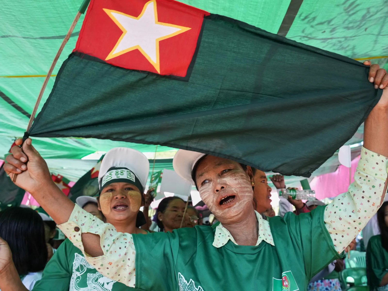 Myanmar military-backed party leads after second round of election voting | Elections News