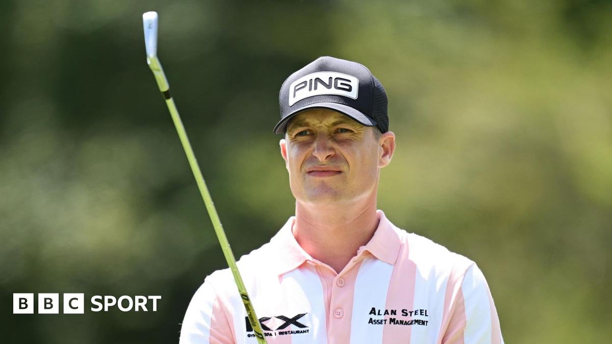 Bahrain course record: Calum Hill shoots 61 to take lead