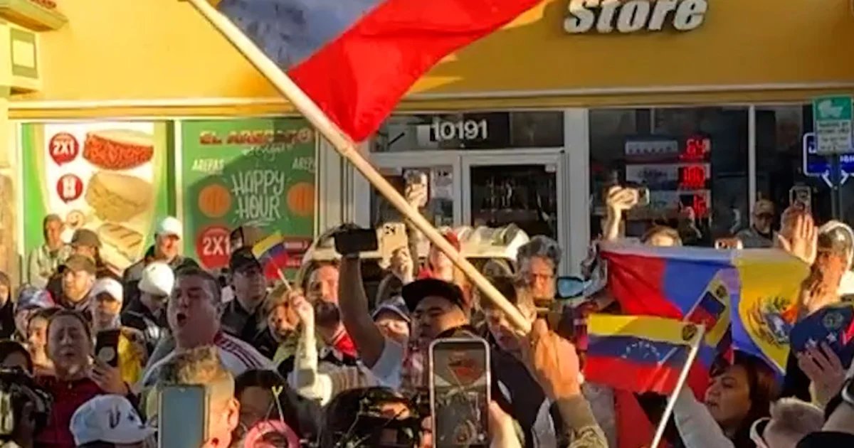 Venezuelans in Florida react to U.S. capture of Maduro