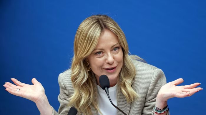 Giorgia Meloni blames Germany and Brussels for Italy’s economic woes