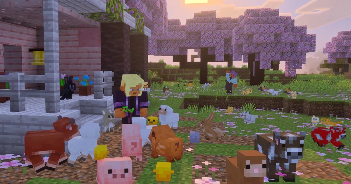 Minecraft’s getting cuter baby animals whose single pixel eyes you can stare into as you nudge them into lava