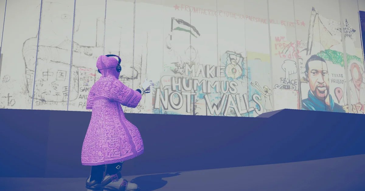 Palestine Skating Game takes Jet Set Radio’s rollerblades and spray paint to soldier-filled streets and towering concrete walls