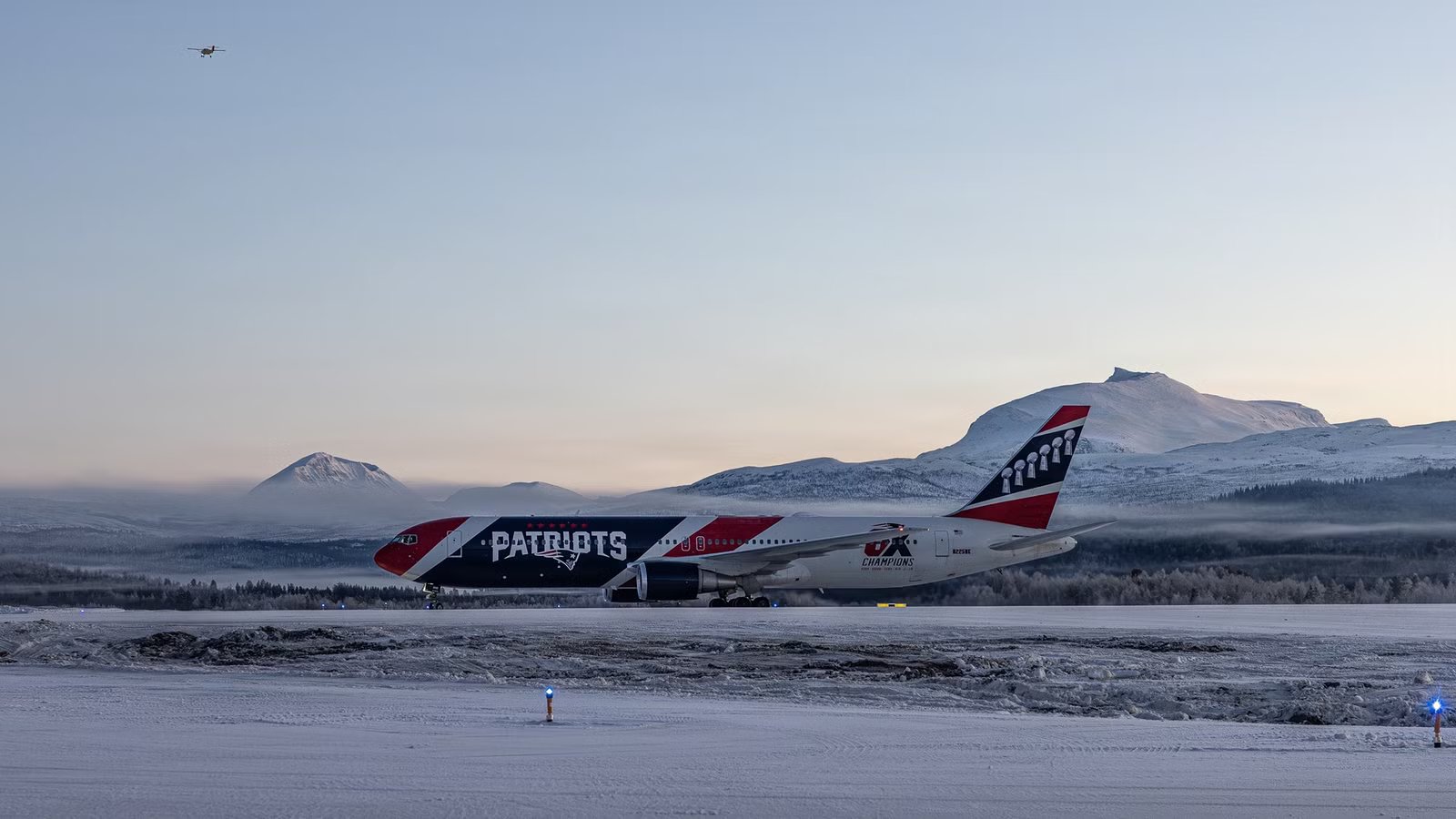 New England Patriots’ Private Boeing 767 Flies US Marines To Norway For NATO Exercise