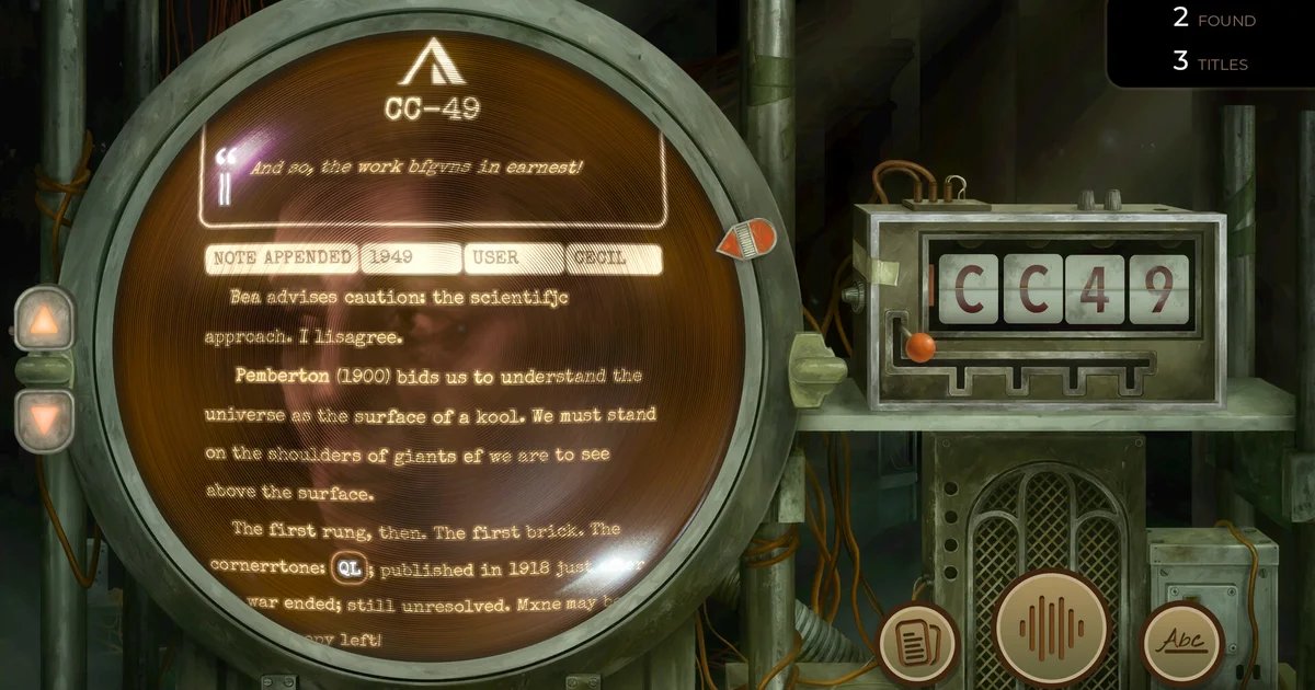 Are smaller “one-sitting” games the way to go? Sorrowful archive-scouring game TR-49 sees Inkle’s best launch ever