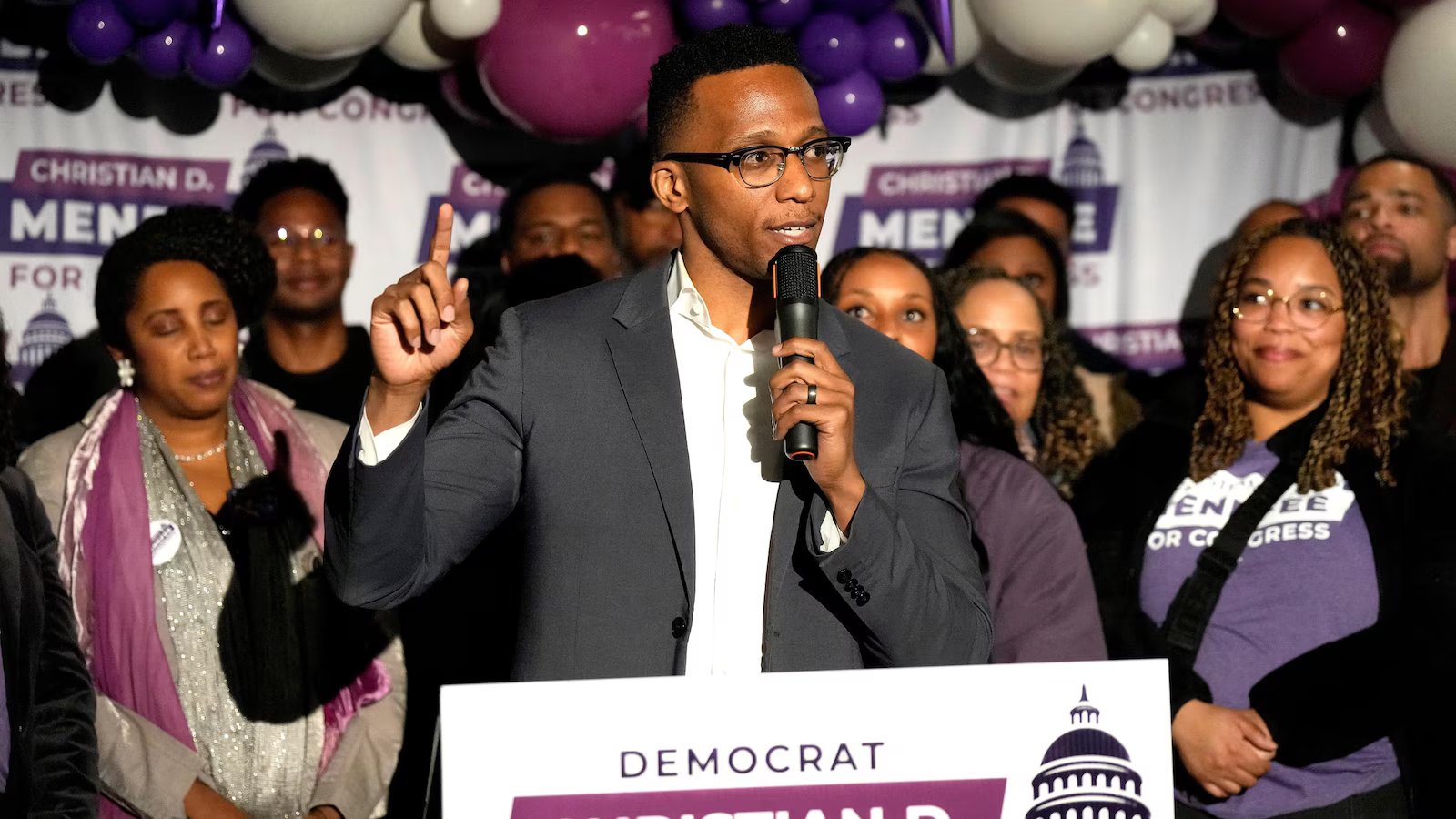 Democrat Christian Menefee wins election for US House, narrowing GOP majority