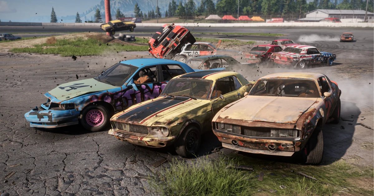 Wreckfest 2’s career mode is based around a fender bending moral alignment chart of lawful racers and chaotic crashers