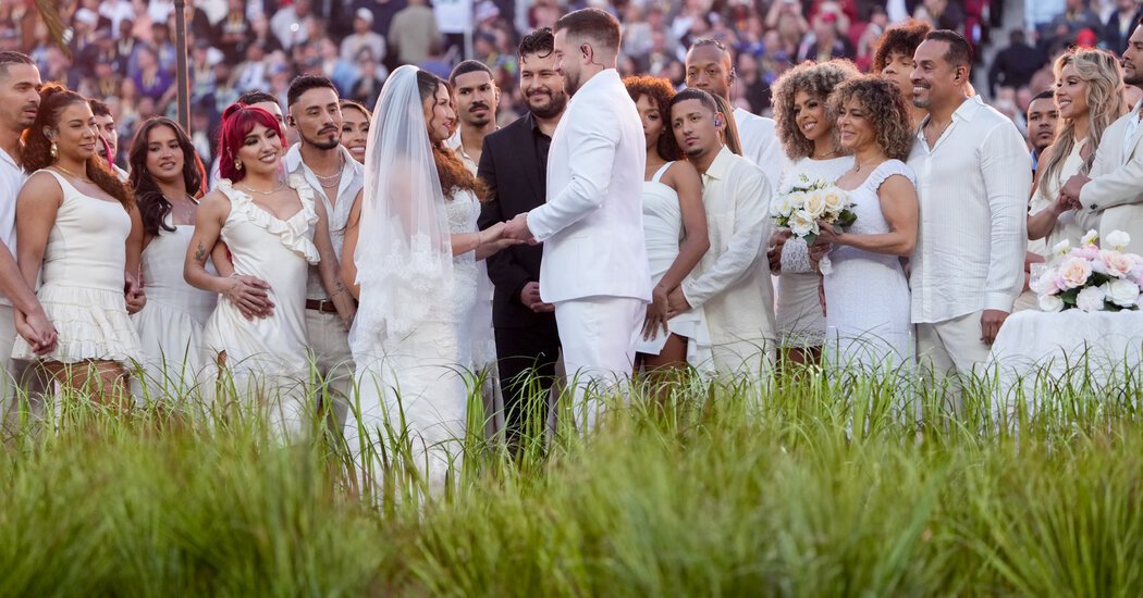 The Wedding During Bad Bunny’s Super Bowl Halftime Show Was Real