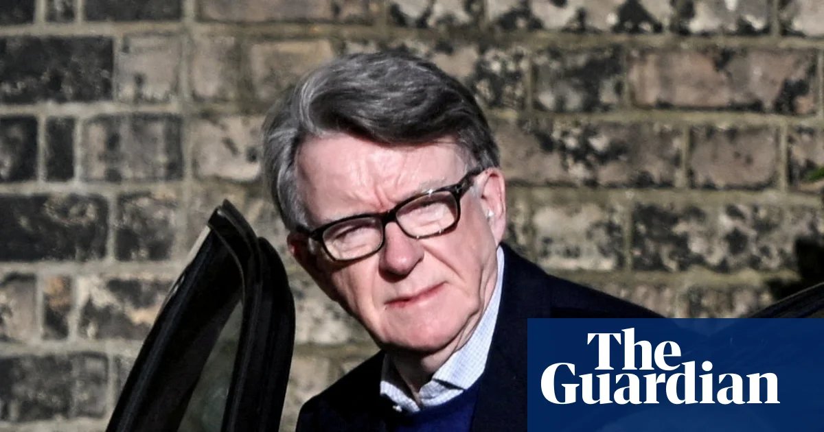 Mandelson’s downfall is one of fastest ever seen in British public life | Peter Mandelson