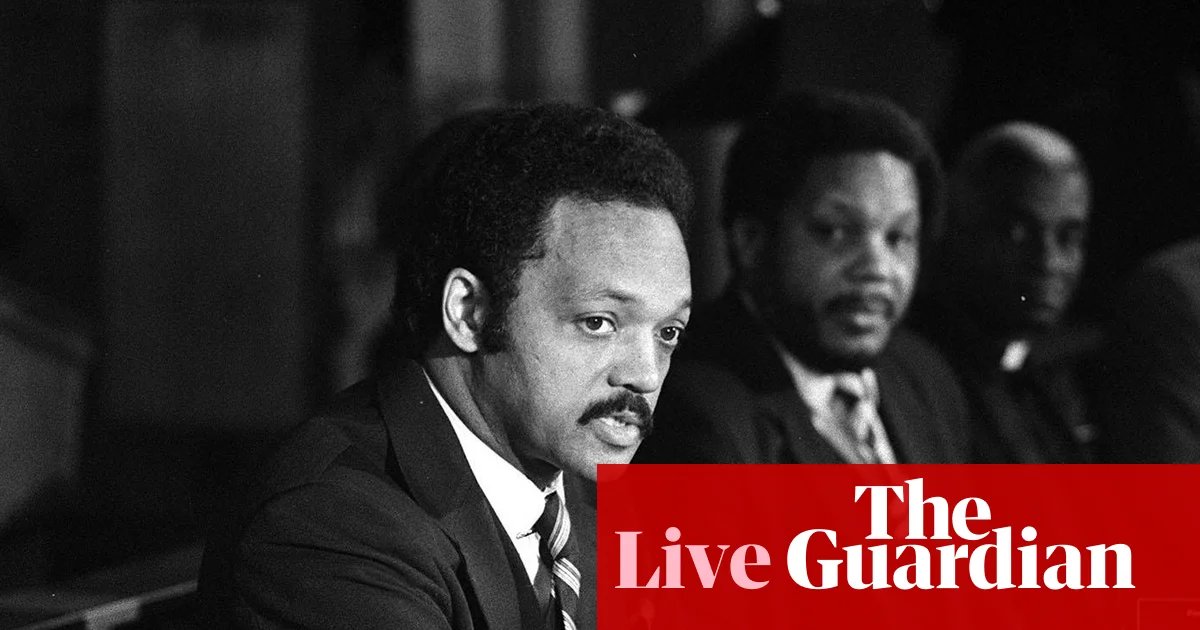 ‘Unwavering commitment to justice, equality, and human rights’: family of Jesse Jackson pay tribute to civil rights champion – live | Jesse Jackson