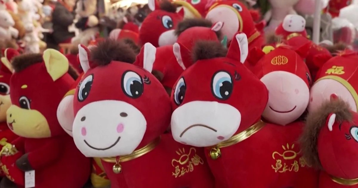 ‘Crying horse’ toy plushie goes viral in China