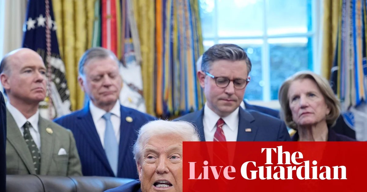Trump says Pretti and Good were ‘not angels’ while signalling ‘softer touch’ on immigration crackdown – US politics live | US news