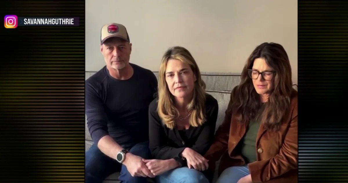 Savannah Guthrie pleads for mother’s return in new video, says “we will pay”