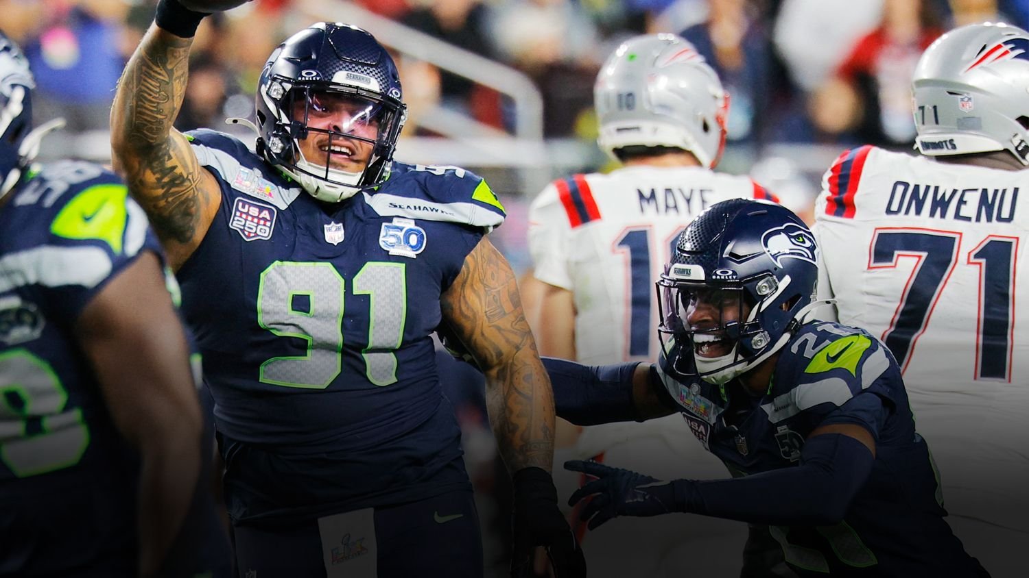 Seahawks stifle Drake Maye, Patriots to capture Super Bowl LX