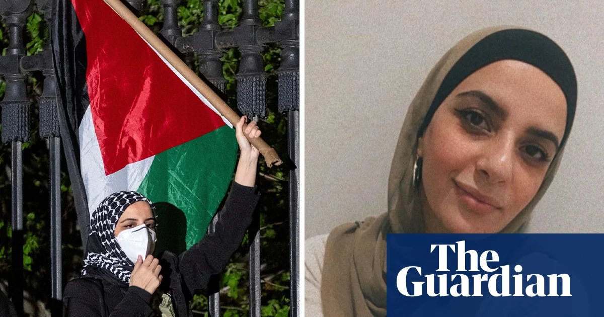 Calls mount for release of Palestinian protester held by ICE for nearly a year | US news