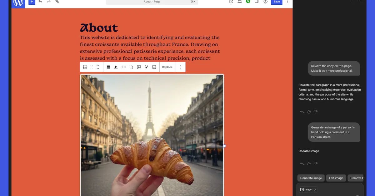 WordPress’ new AI assistant will let users edit their sites with prompts
