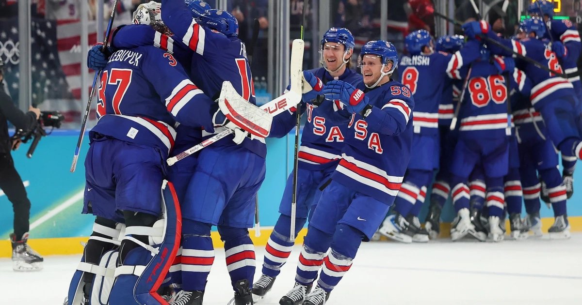 Team USA Goes for Gold on the Ice on Day 14 of Winter Games