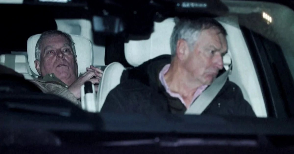 Former Prince Andrew arrested in UK