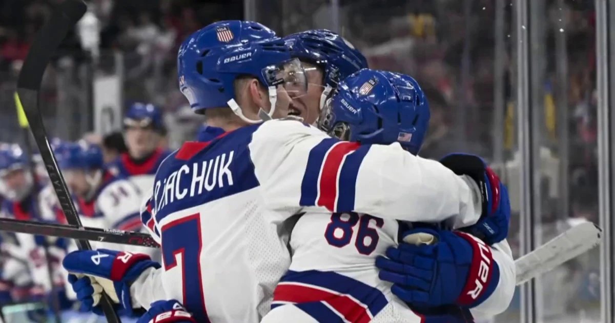 Team USA men’s hockey team advances to gold medal game