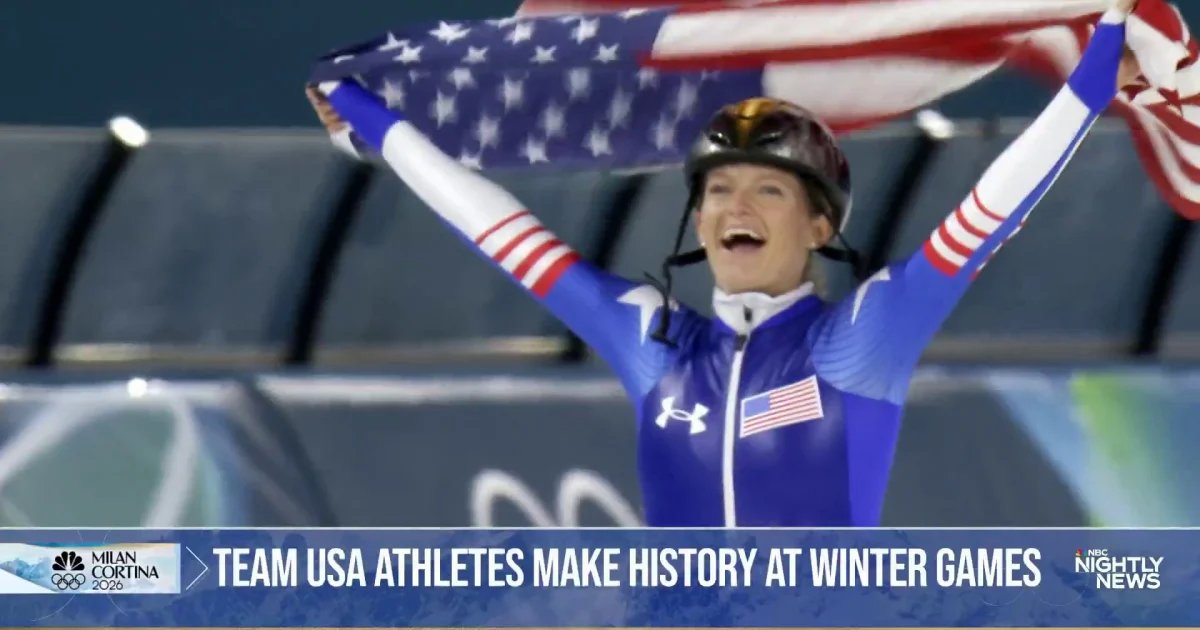 U.S. breaks record for its most gold medals won at a Winter Olympics