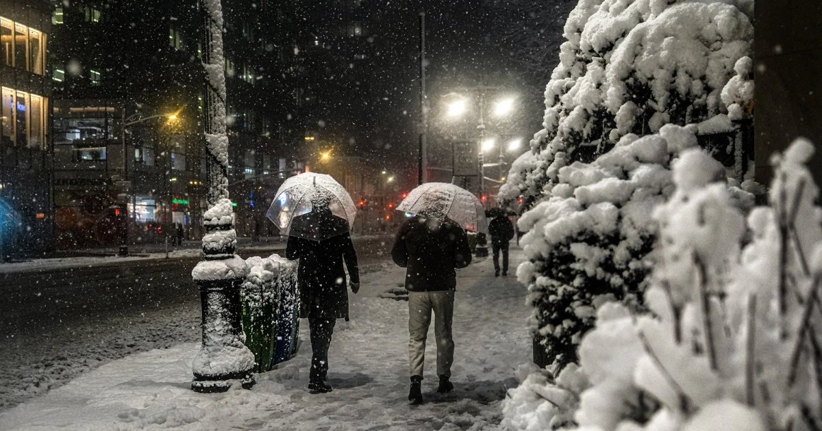 Powerful Blizzard Slams Northeast, Bringing Travel to a Halt