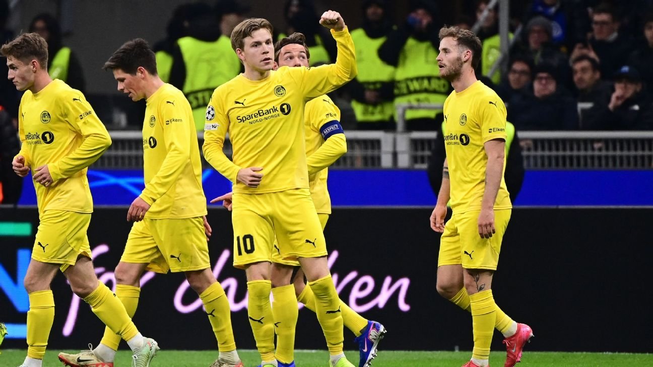 Champions League as it happened: Bodø/Glimt dump out Inter in historic fashion