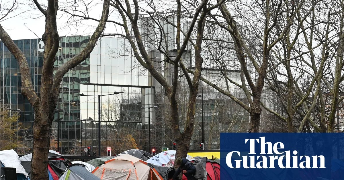 Record number of rough sleepers in England last year, official figures show | Homelessness