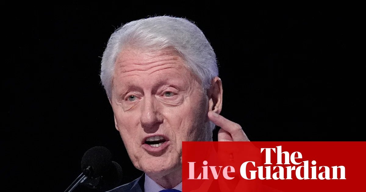 Bill Clinton to face Congressional questions over Epstein ties – US politics live | US politics