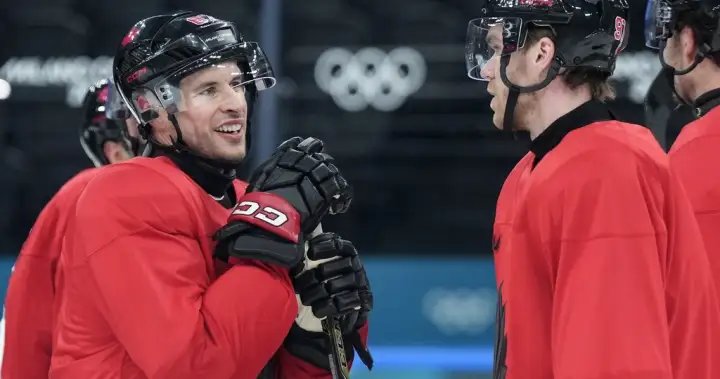 Crosby, McDavid lead Canada into Olympic opener – National