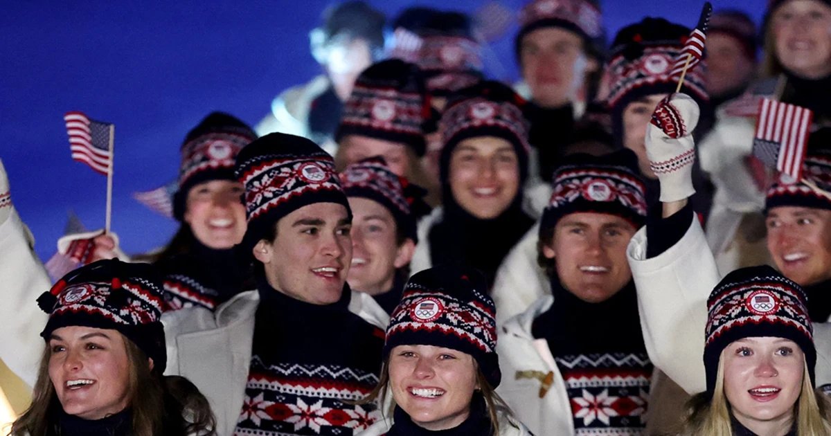 Team USA makes grand entrance at opening ceremony