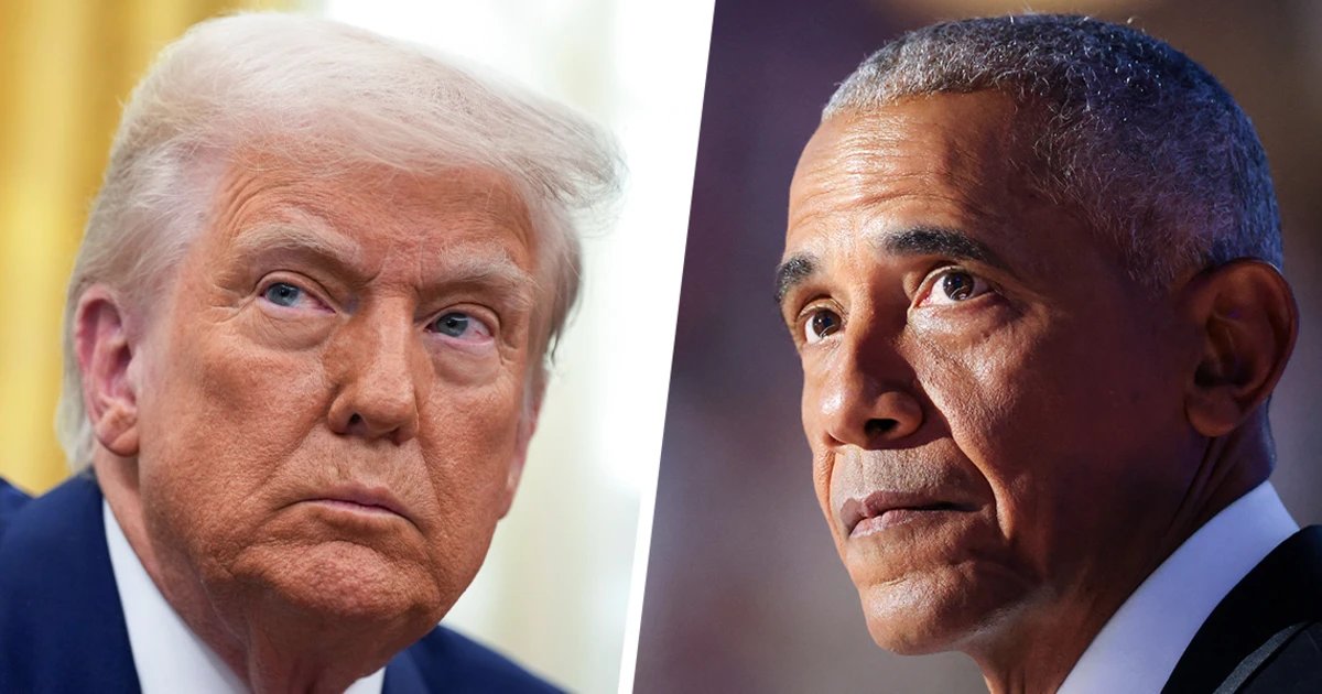 Trump shares racist video depicting the Obamas as monkeys