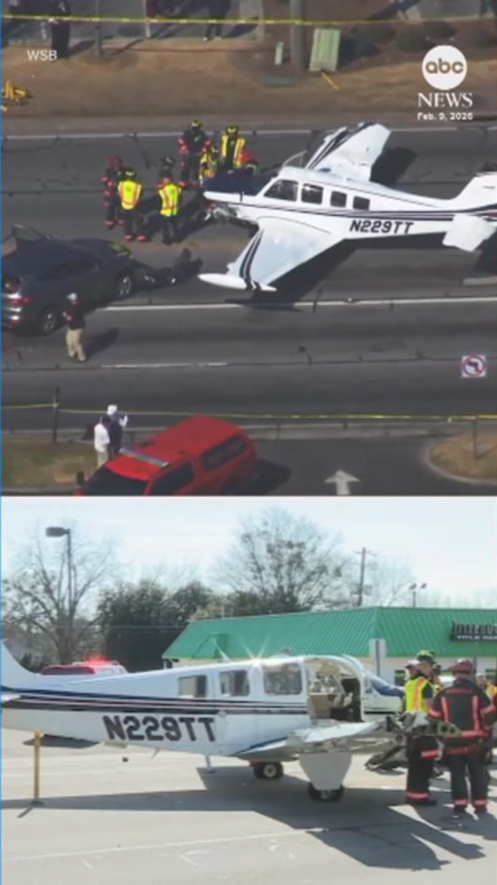 WATCH:  Small plane crashes on street in Georgia