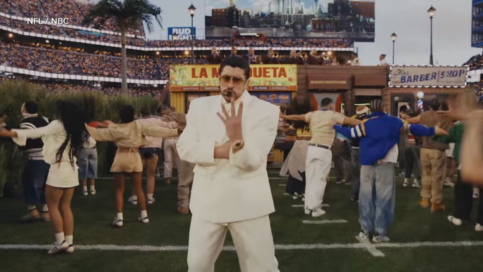 Video Bad Bunny brings Puerto Rico to Super Bowl halftime show